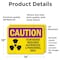 Signmission Radiation & Laser Sign, 10 in H x 14 in W, Vinyl Decal, Rectangle OS-2PACK-CR-D-1014-L-10168 - alternate 4